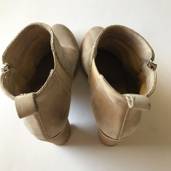 Vera Gomma Suede and Leather Ankle Boots - Picture 9 of 14